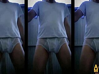 Alejandro’s Emotional Tale in White Lingerie