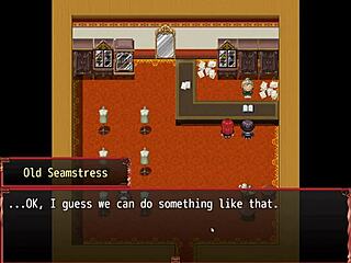 harem hentai maid deepthroats giant cock in game