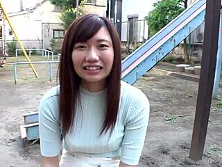 Can This G-Cup Japanese Girl Resist Public Teasing?