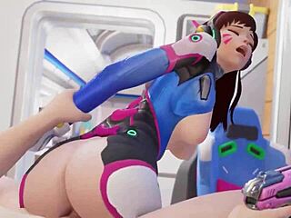 Overwatch hentai clips compiled for raw action