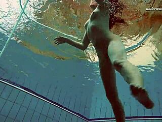 Alla Swims Naked In Pool For Rough Pounding