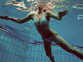 Alla Swims Naked In Pool For Rough Pounding