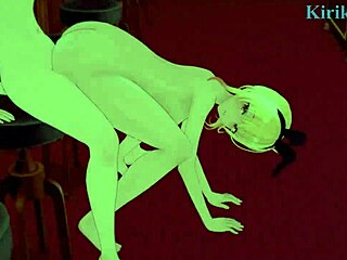 i watch rin in intense sex with big tits in this 3d hentai bunny garden creampie