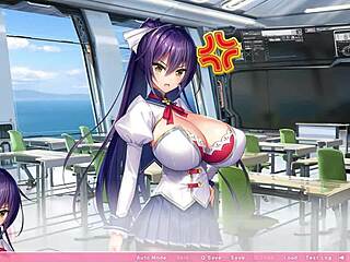 Hentai Big Tits Bouncing in Ero Gameplay