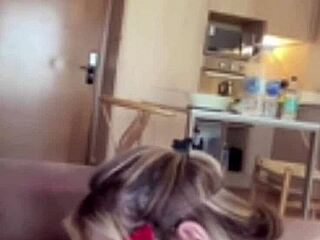 Mamando Verga with Deepthroat Blowjob Action