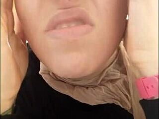 Stockings on my face make a pig nose look
