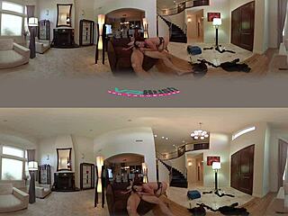 Nikki's teasing raise in voyeur vr reality