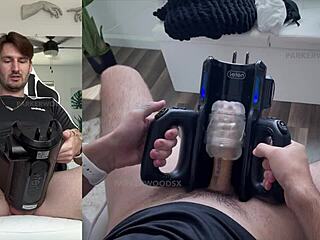 Damn, trying my new Xspacecup XT5 auto-stroker toy feels wild!