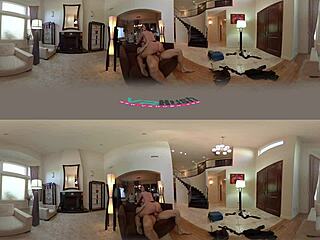 Nikki's teasing raise in voyeur vr reality