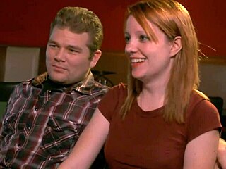 Redhead Couple Fucks Hard in Threesome for Thrills