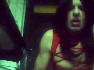 tranny slut's relentless anal dildo play