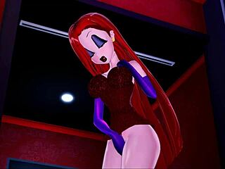 Jessica Rabbit Fingers Pussy In Hotel Room Hentai