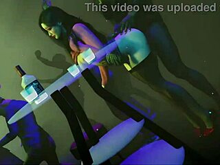 omg, this lustful student deepthroats at the club! 😈