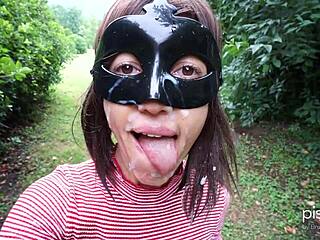 Cumshot fiesta compilation with teen outdoor facials