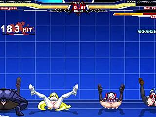 Kuromaru Battles Arcana Heart In Animated Fuck