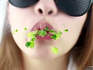 Japanese Women Moan Loud in Cucumber Eating Fetish