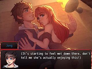 harem hentai game thighjob steals the show