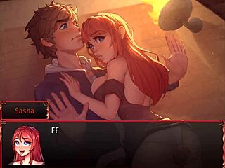 harem hentai game thighjob steals the show