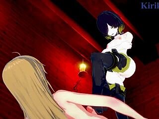 Intense futanari pounding with Phara and friends.
