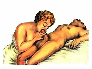 vintage drawings with a daring edge
