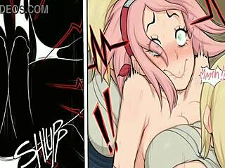 Tsunade Fucked Hard by Sakura in 3D Hentai