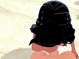 Dark Queen Fucks Man in 3D Hentai POV