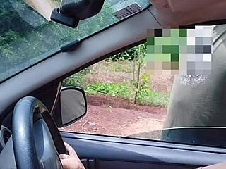 ever caught bia flashing pussy on the street?
