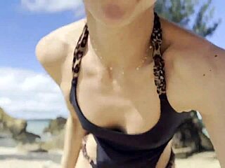sfw cute pornstar cleaning pacific ocean beach