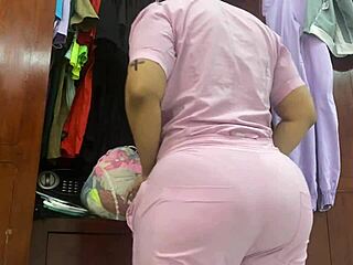 I caught my nurse stepsister on amateur cam