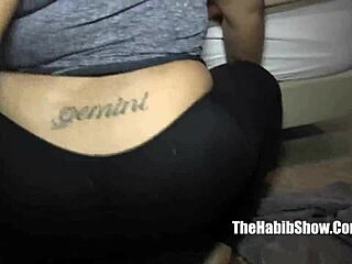 Layla Red's Thick Booty Shakes In Ghetto Intro
