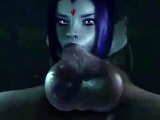 Raven X Widowmaker SFM Deepthroat Big Cock