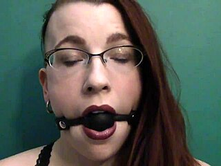 my dark lipstick drool with intense gaze