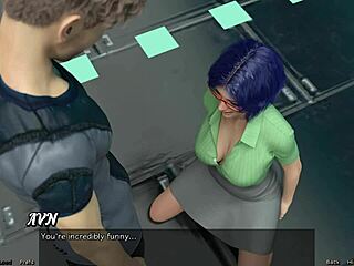 stranded in space 55 turns into steamy blowjob action