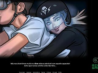 Hey, Eve’s Thrilling Motorcycle Ride