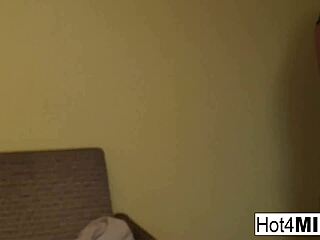 Amateur milf in mask sucks and fucks hard