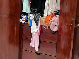 Latina Stepmom's Big Ass Caught by Neighbor