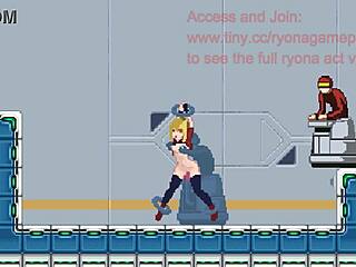 Blonde Hentai Babe’s Tempting Group Sex Game