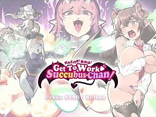 succubus chan hentai game undressing giant waifu