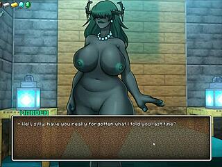 specific hornycraft parody hentai femdom face cum splash
