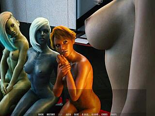 Lesbian Assfuck Orgy in 3D Tales