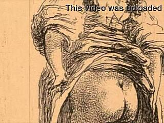 What’s hidden in this vintage erotic drawing?