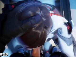 Ever seen Overwatch animations cum like this?