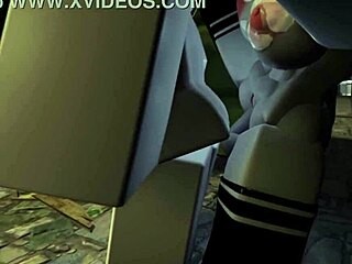 kyller teases with alley blowjob in hentai