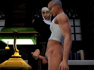 Shemale angels dominate in Sims 4 chaos