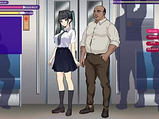 Horny Hentai Girl Fucked Hard On Subway