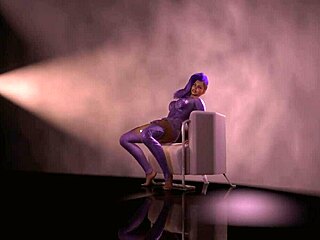 Sombra’s Double Dildo Dance In Overwatch Parody Video