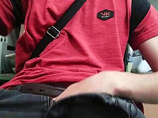 Masturbating On Desk At Work Risking Exposure
