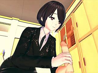 Female Boss Trains Employee in 3D Hentai 85