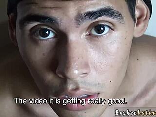 subtle gay tease with raw masturbation