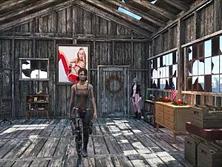Cheeky Fallout 4 Brunette’s Naughty Home Tease